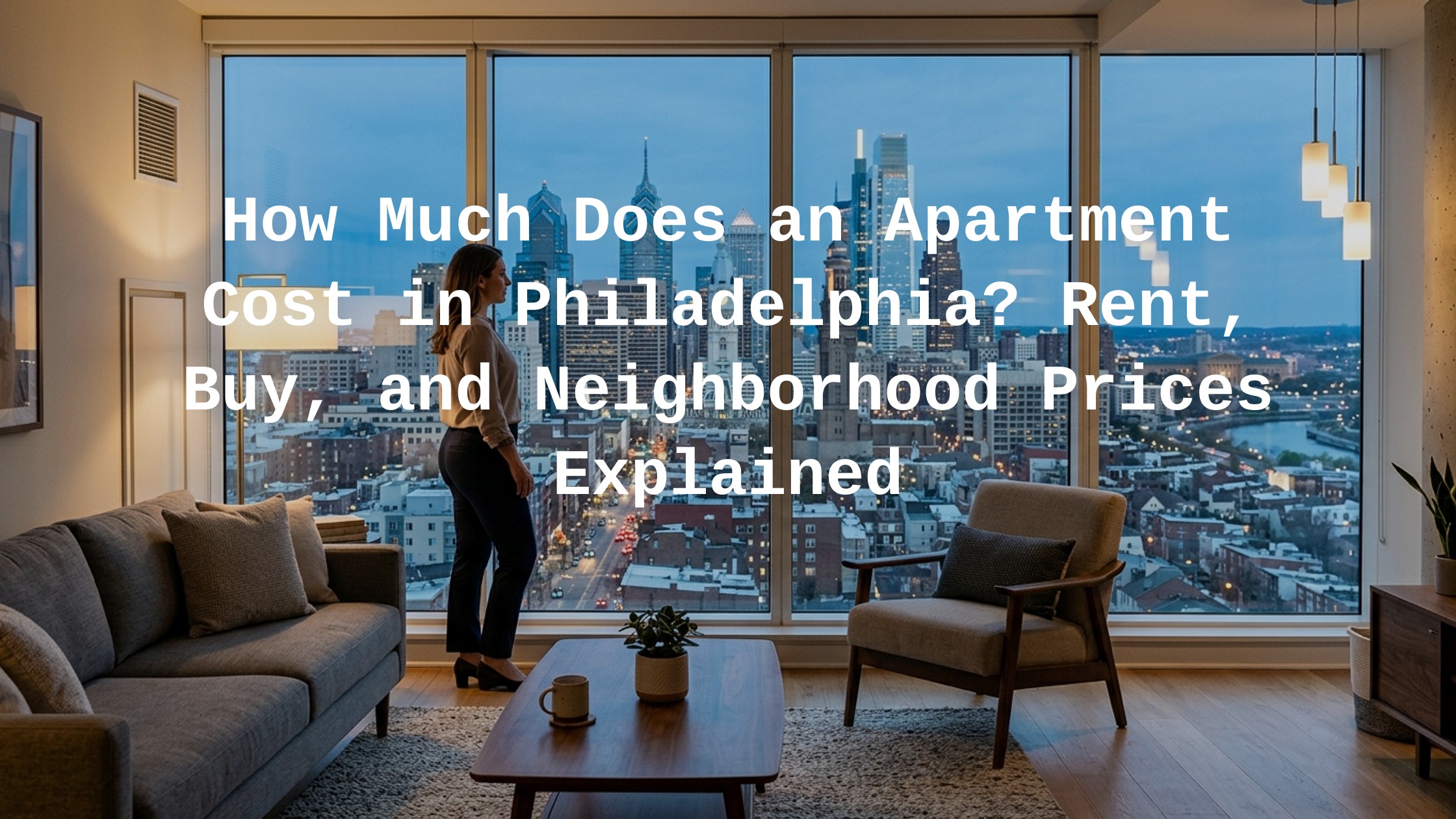 how much does an apartment cost in philadelphia