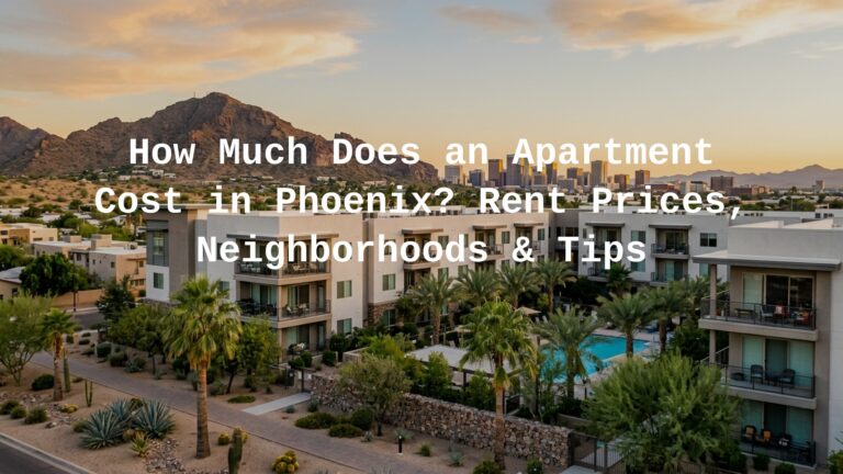 how much does an apartment cost in phoenix