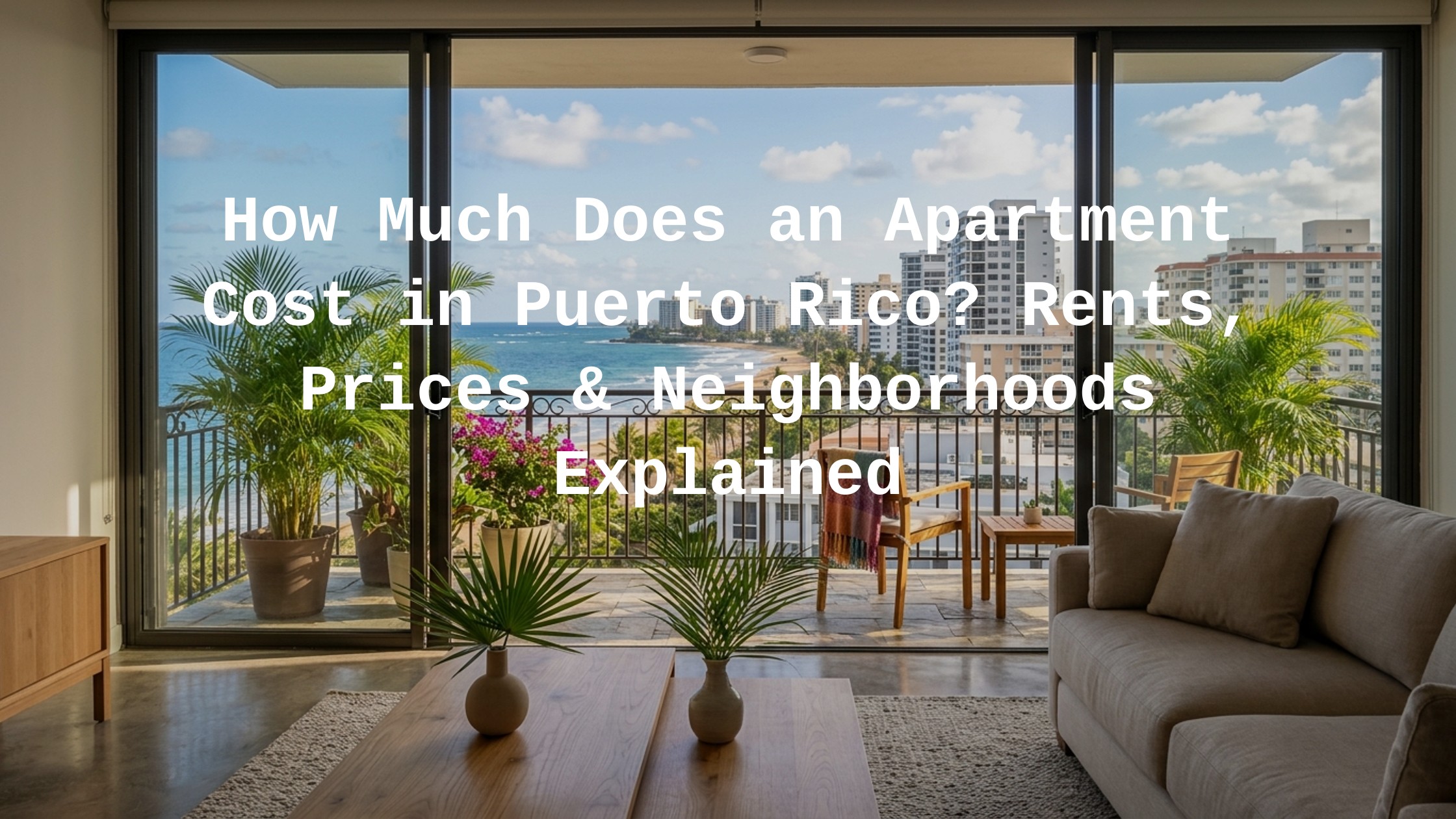 how much does an apartment cost in puerto rico