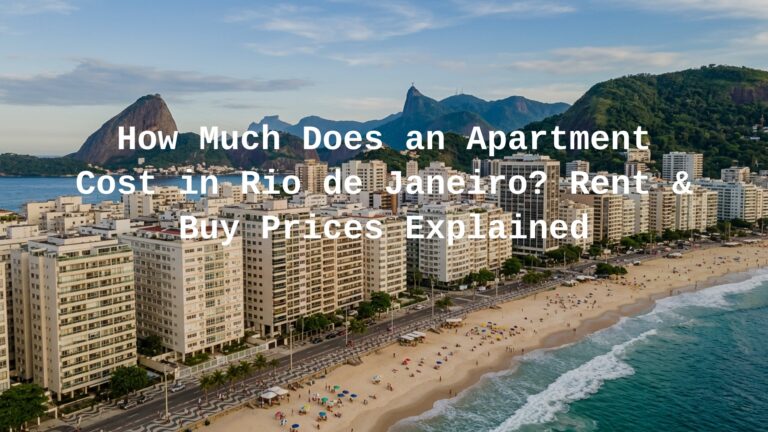 how much does an apartment cost in rio de janeiro