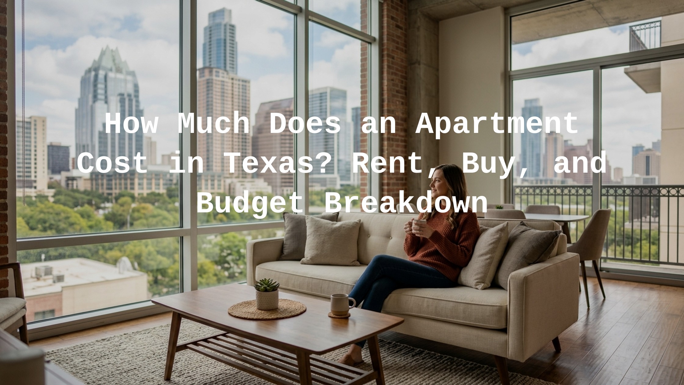 how much does an apartment cost in texas