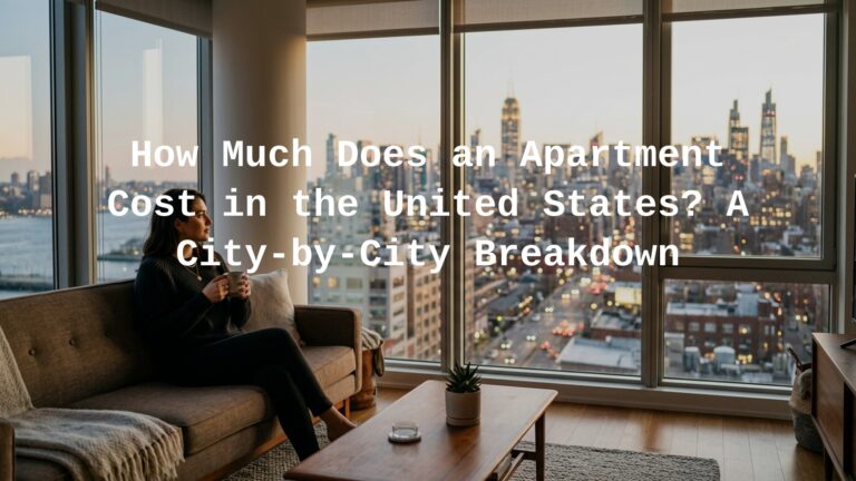 how much does an apartment cost in united states