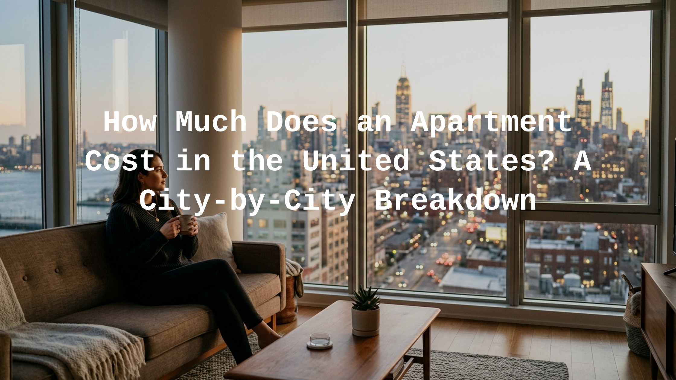 how much does an apartment cost in united states
