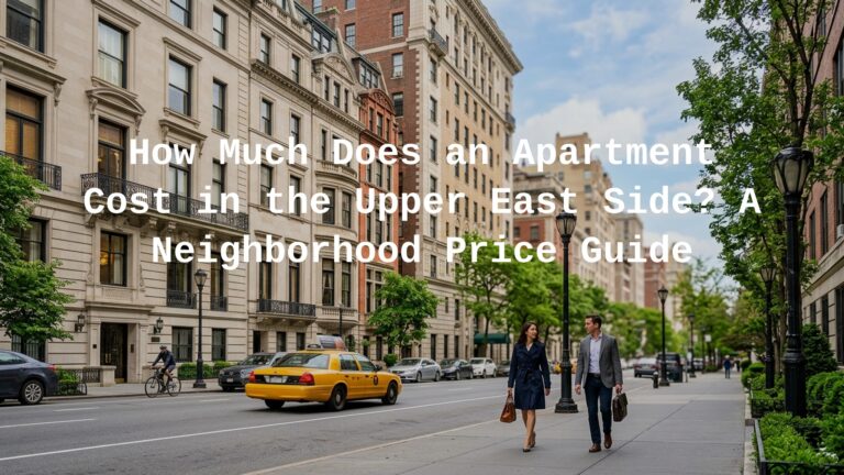 how much does an apartment cost in upper east side