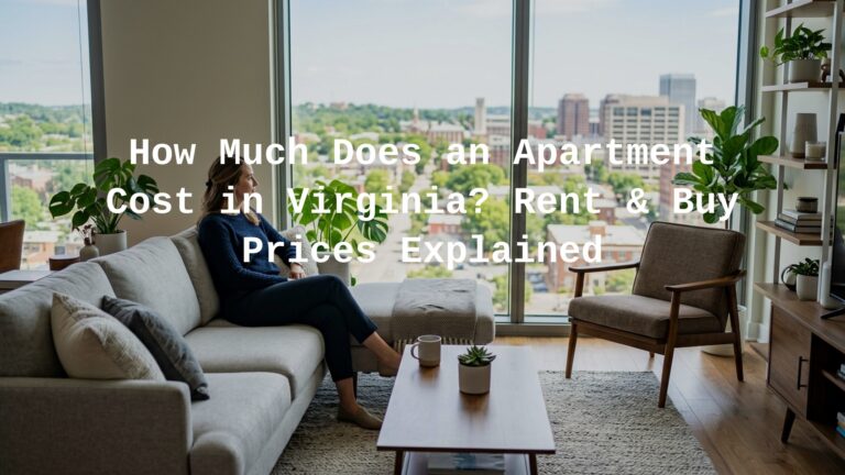 how much does an apartment cost in virginia