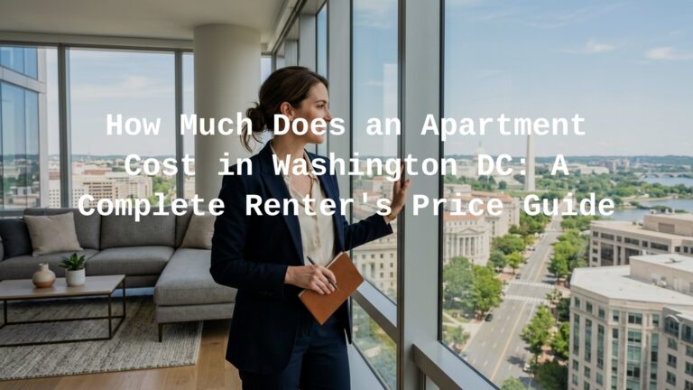 how much does an apartment cost in washington dc