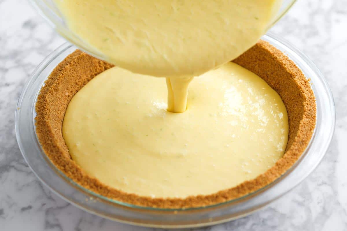 can you freeze uncooked key lime pie filling